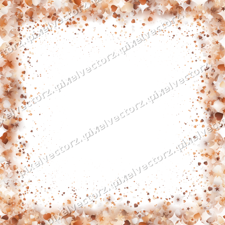 Nahtlose Glitzervignette auf transparentem Grund