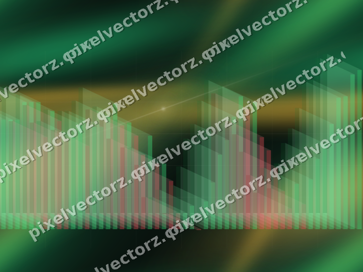 Nahtloser Neon Diagramm Hintergrund in Bernstein und Grün