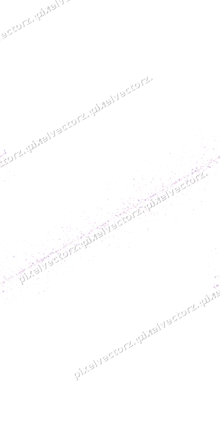 Nahtloser Glitzerbogen aus Sternen in Magenta auf transparentem Grund