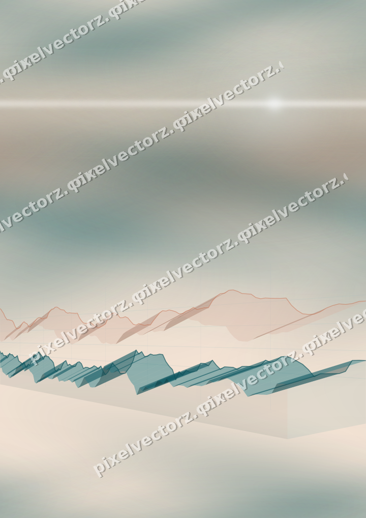 Nahtloser Pastell Diagramm Hintergrund in Dunkelpetrol und Orange
