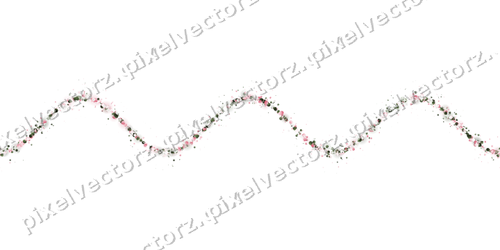 Nahtlose Glitzerwelle aus Sternen und Herzen auf transparentem Grund