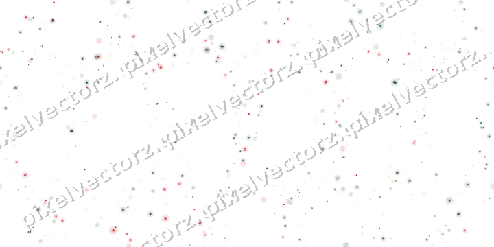 Nahtlose Glitzergirlande in Dunkelgrün und Rot auf transparentem Grund