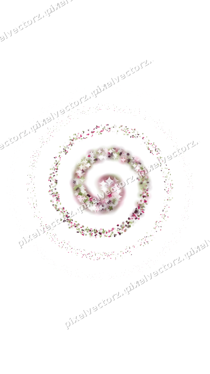 Nahtlose Glitzerspirale in Limette und Rosa auf transparentem Grund