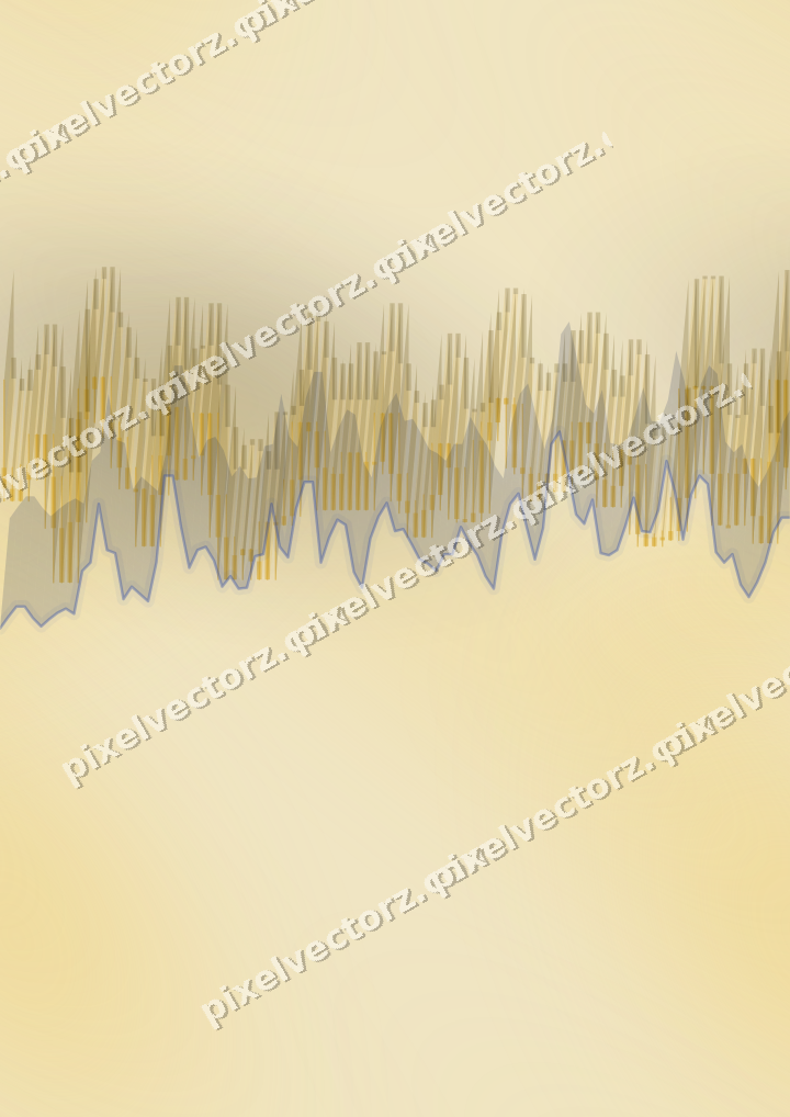 Nahtloser Pastell Diagramm Hintergrund in Bernstein und Blau