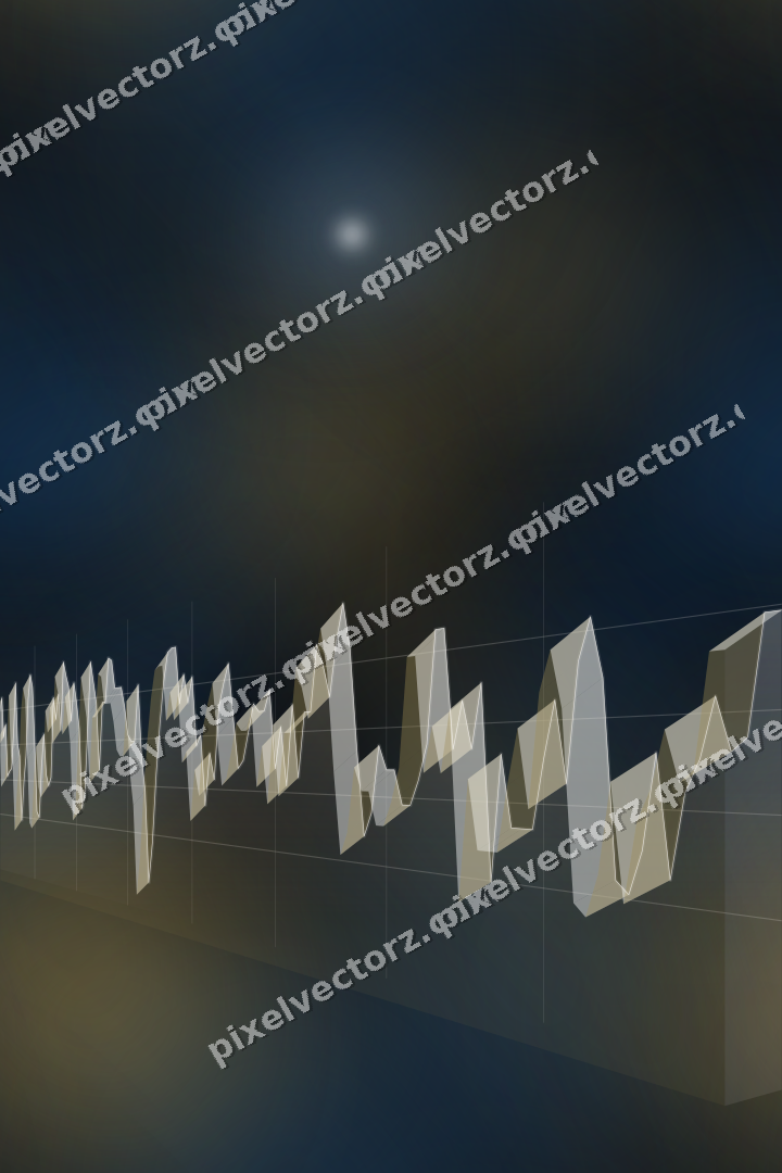 Nahtloser Neon Diagramm Hintergrund in Blau und Bernstein