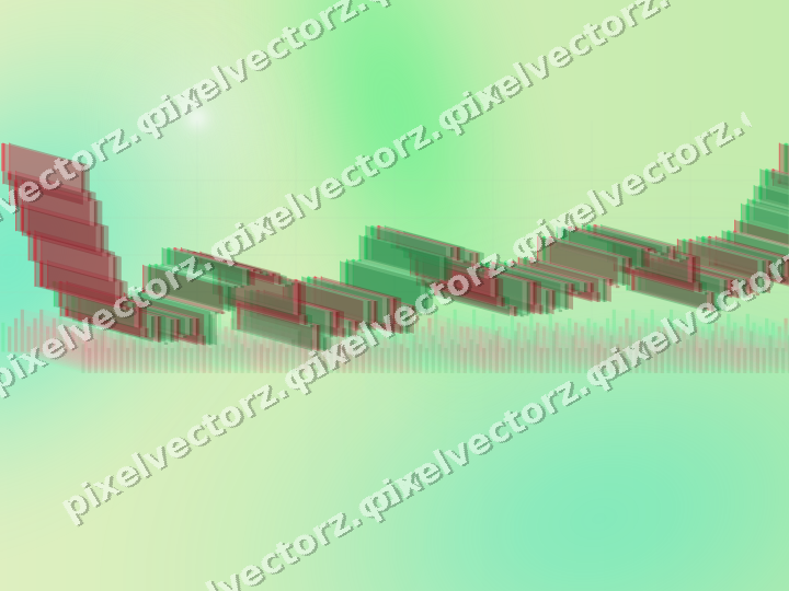 Soft pastel chart background in green and lime