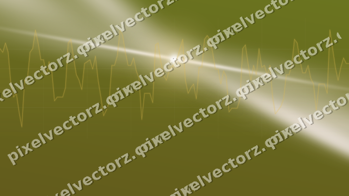 Glowing neon chart background in amber and pale orange