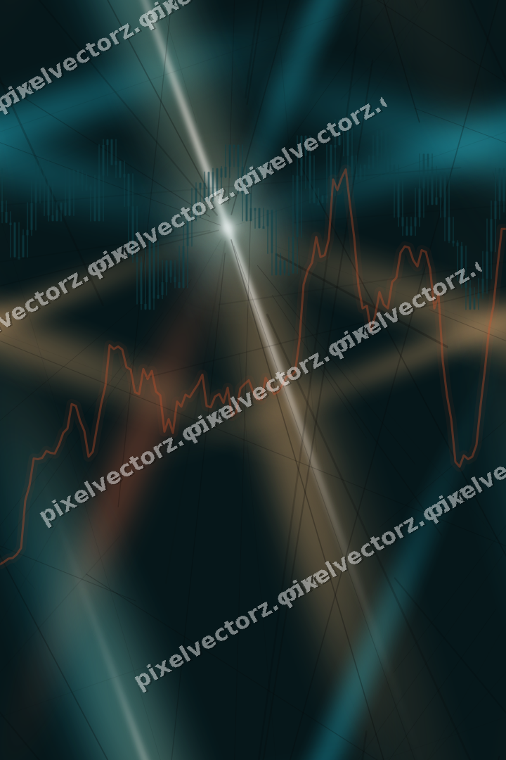 Nahtloser Neon Diagramm Hintergrund in Petrol und Orange