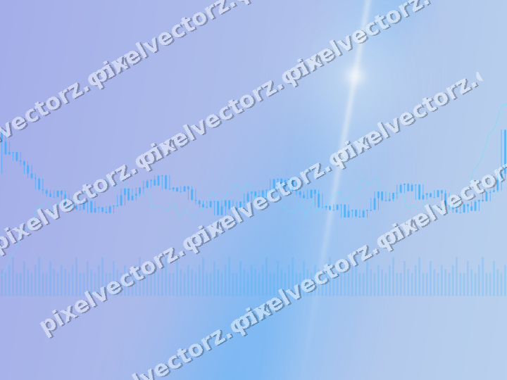 Soft pastel chart background in cyan and blue