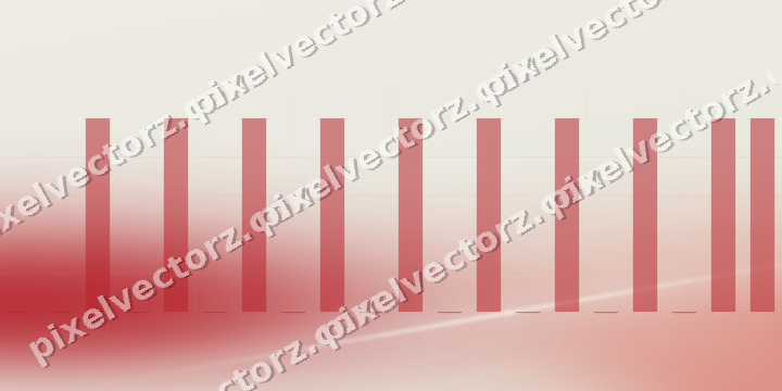 Soft pastel chart background in red and pale amber