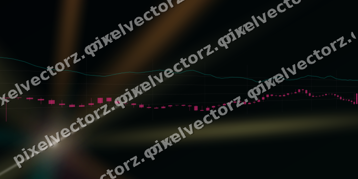 Leuchtender Neon Diagramm Hintergrund in Rosa und Orange