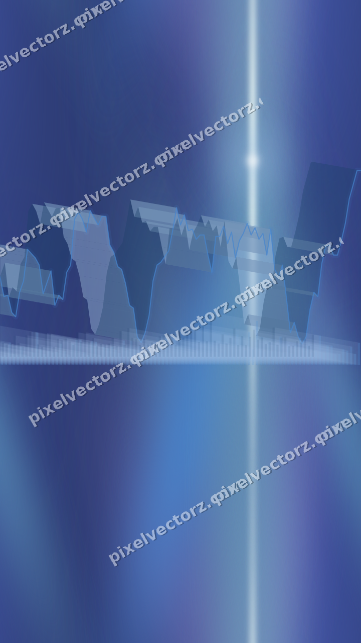 Nahtloser Neon Diagramm Hintergrund in Blau und Türkis