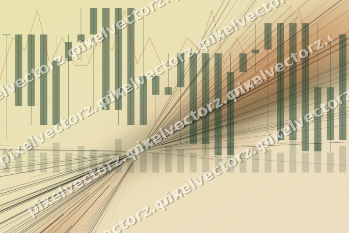 Soft pastel chart background in dark green and orange