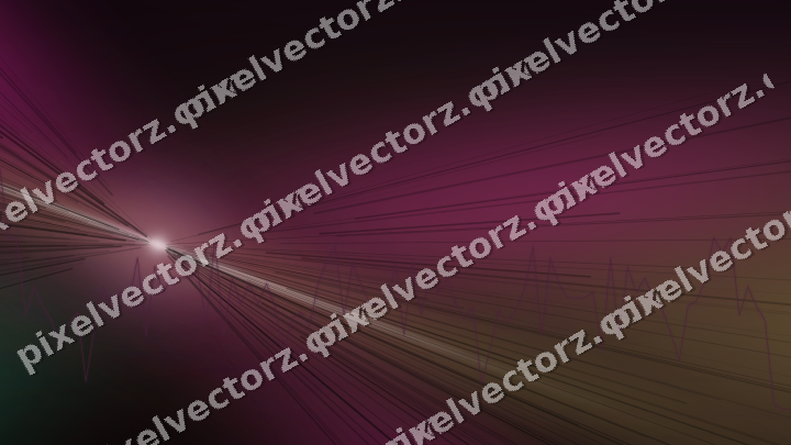 Glowing neon chart background in magenta and pink