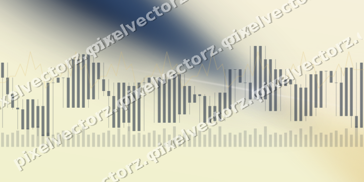 Soft pastel chart background in dark blue and amber