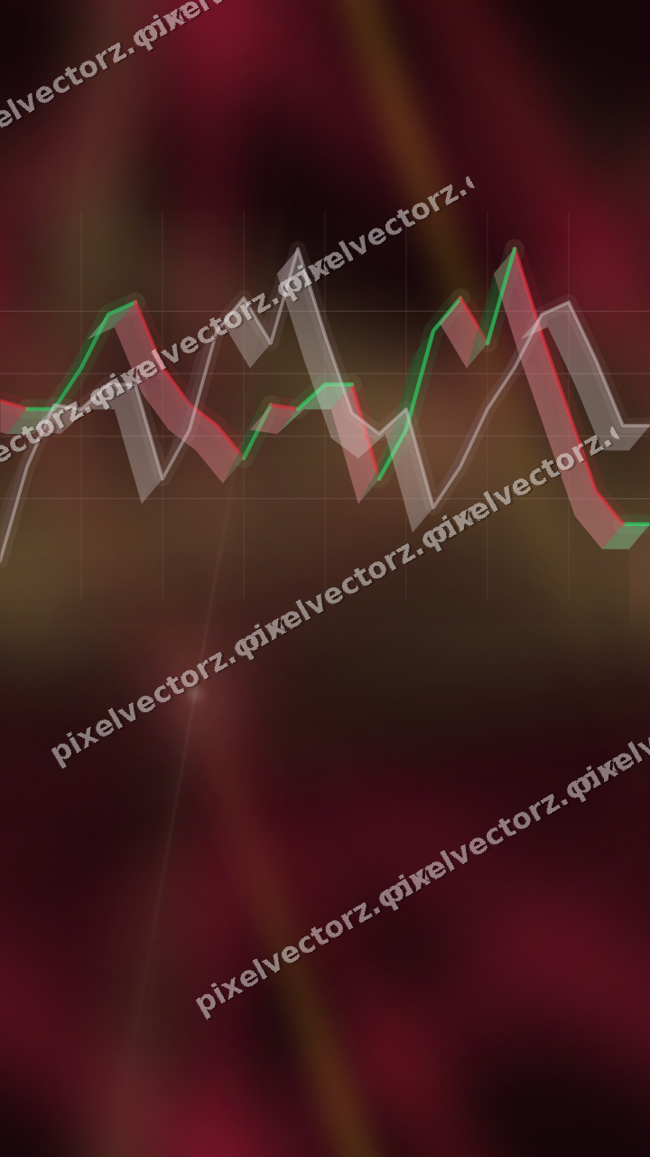 Nahtloser Neon Diagramm Hintergrund in Rosa und Rot