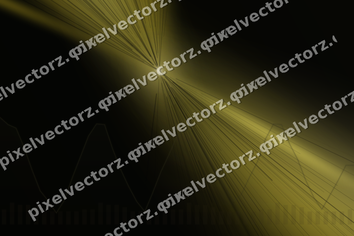 Glowing neon chart background in amber and yellow