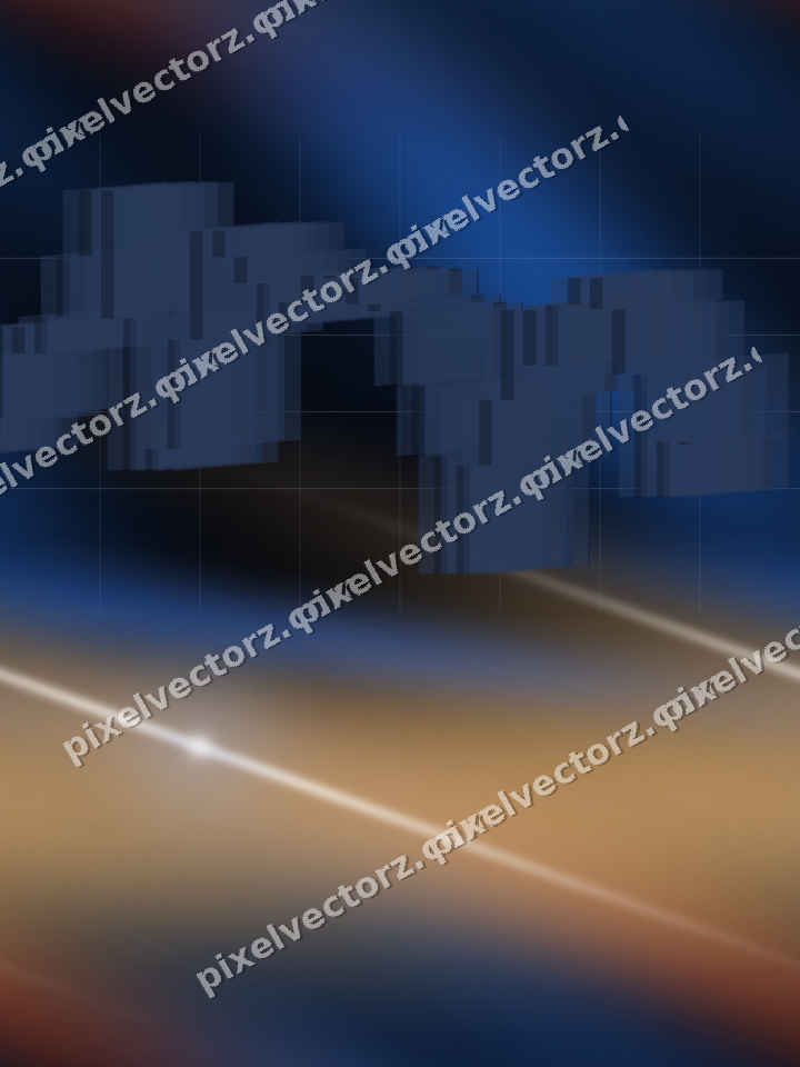 Nahtloser Neon Diagramm Hintergrund in Blau und Rot