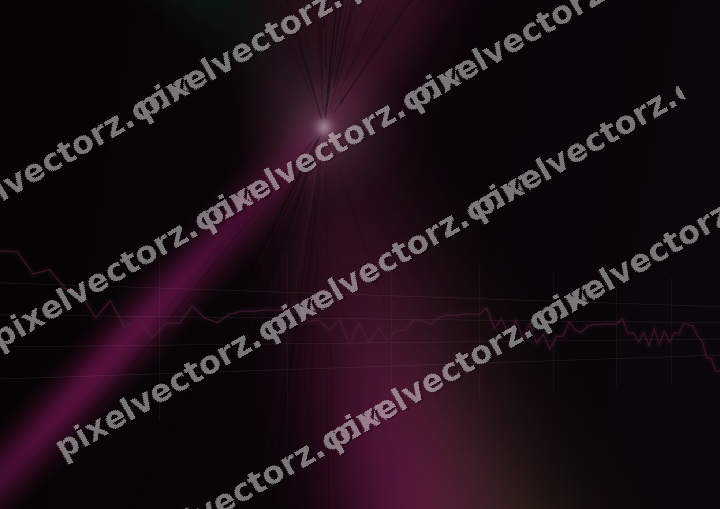 Glowing neon chart background in magenta and pink