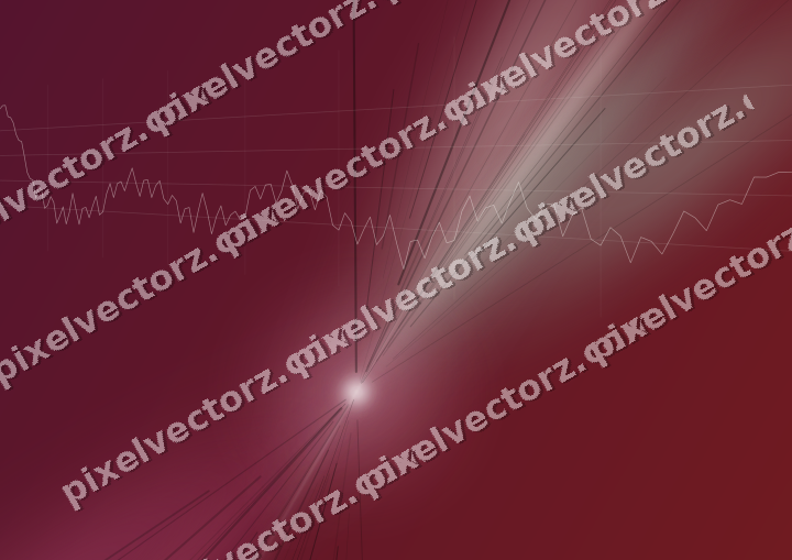 Glowing neon chart background in dark pink and green