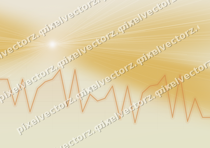 Soft pastel chart background in orange and amber