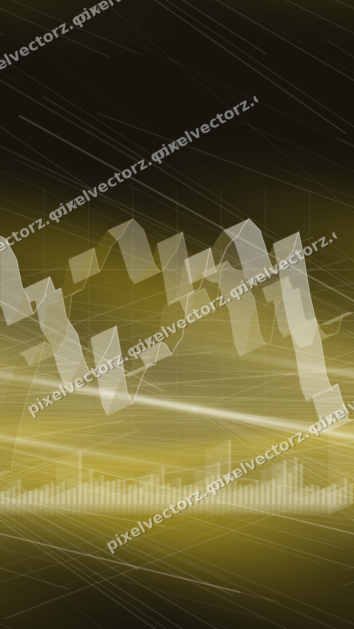 Nahtloser Neon Diagramm Hintergrund in Bernstein und Gelb