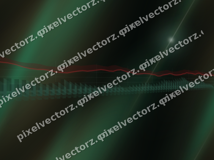 Nahtloser Neon Diagramm Hintergrund in Grün und Rot