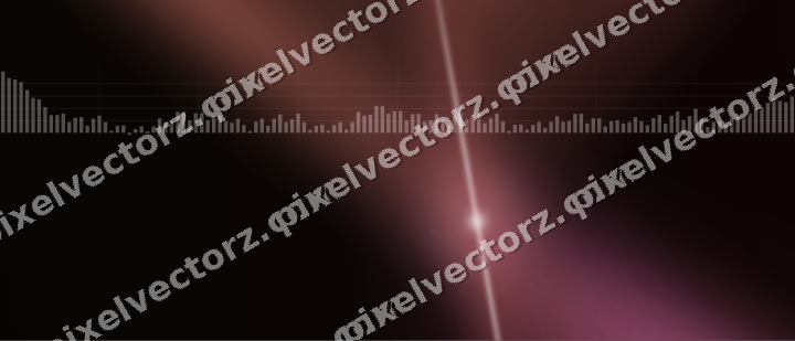 Glowing neon chart background in pink and red