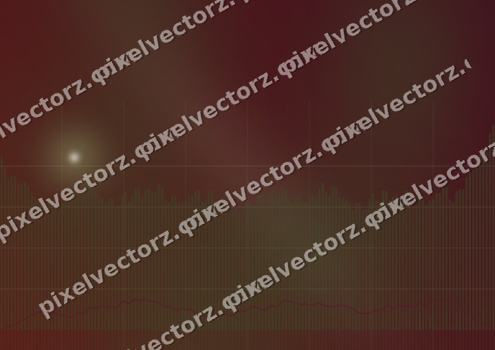 Glowing neon chart background in dark lime and dark pink