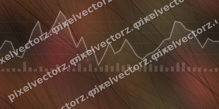 Nahtloser Neon Diagramm Hintergrund in Rot und Bernstein