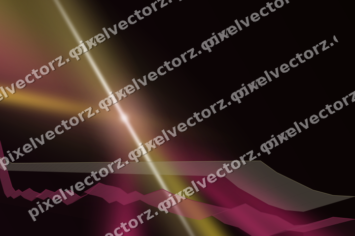 Glowing neon chart background in pink and yellow