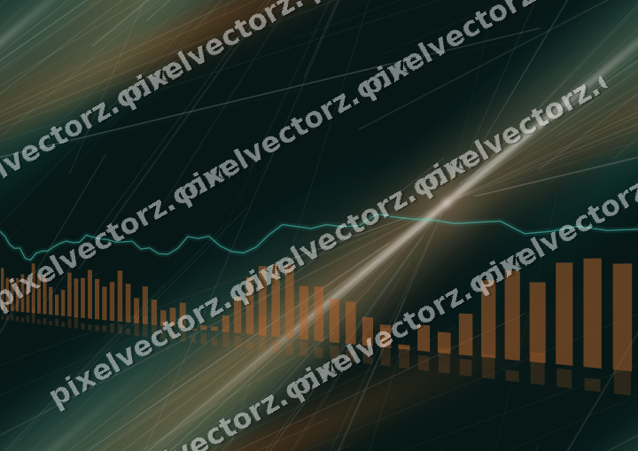 Nahtloser Neon Diagramm Hintergrund in Orange und Petrol