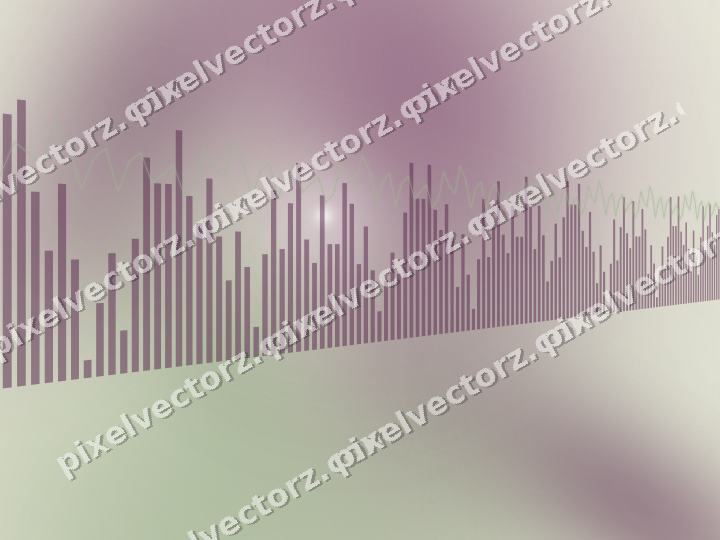 Soft pastel chart background in dark magenta and lime