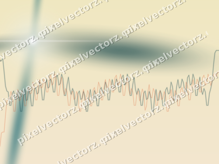 Soft pastel chart background in dark teal and orange