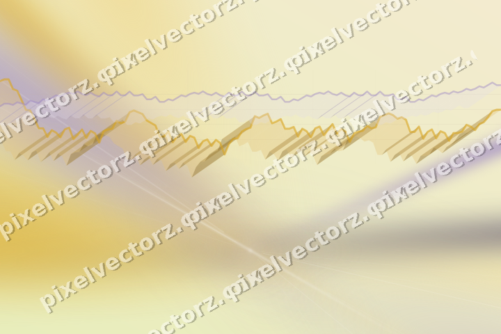 Soft pastel chart background in amber and purple