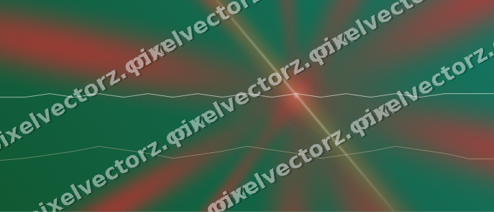 Glowing neon chart background in red and orange