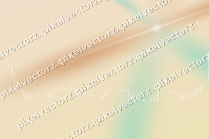 Soft pastel chart background in orange and teal