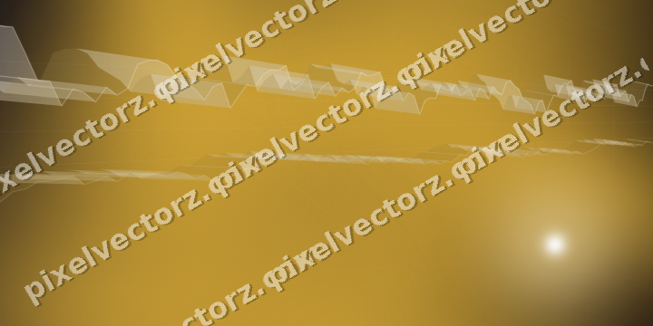 Glowing neon chart background in amber and purple