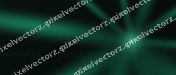 Glowing neon chart background in green and red