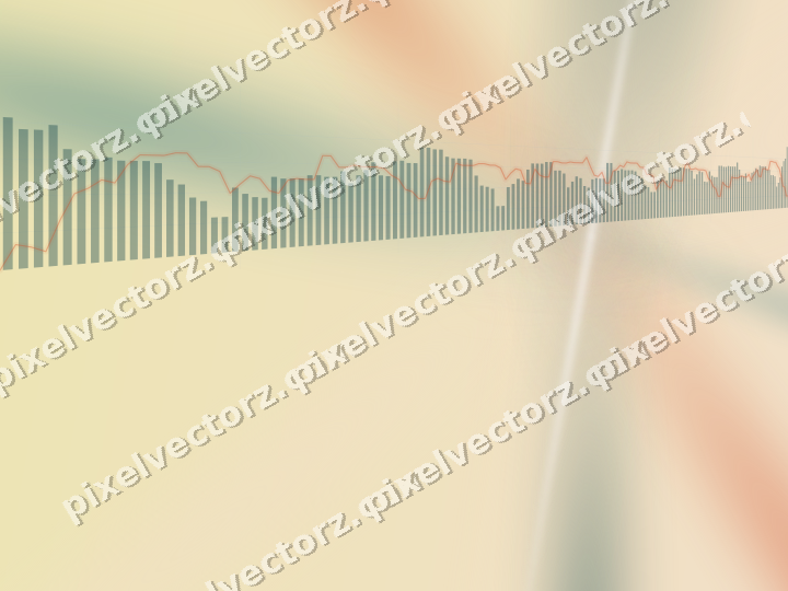 Soft pastel chart background in dark teal and orange