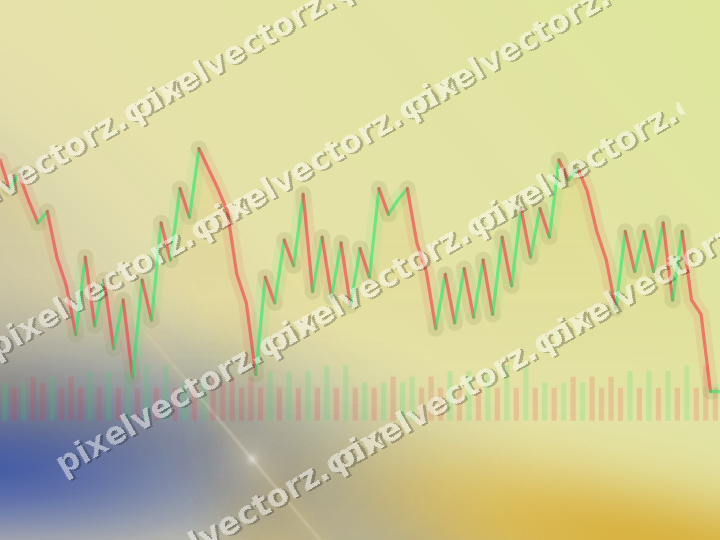 Soft pastel chart background in amber and blue