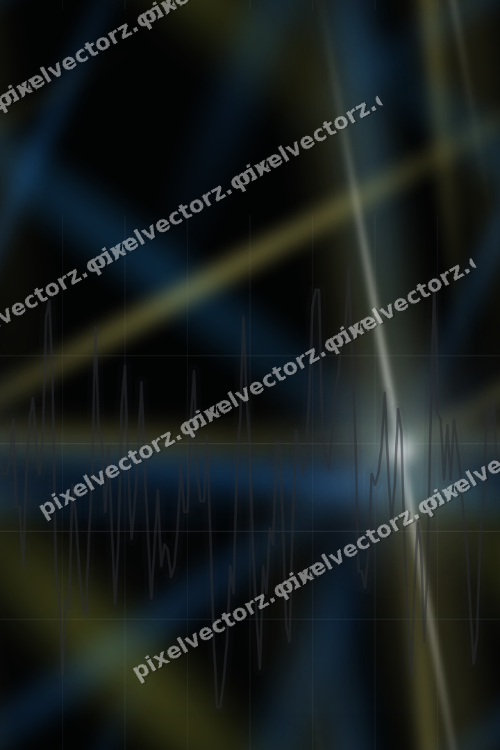 Nahtloser Neon Diagramm Hintergrund in Blau und Gelb