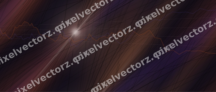 Nahtloser Neon Diagramm Hintergrund in Orange und Blau