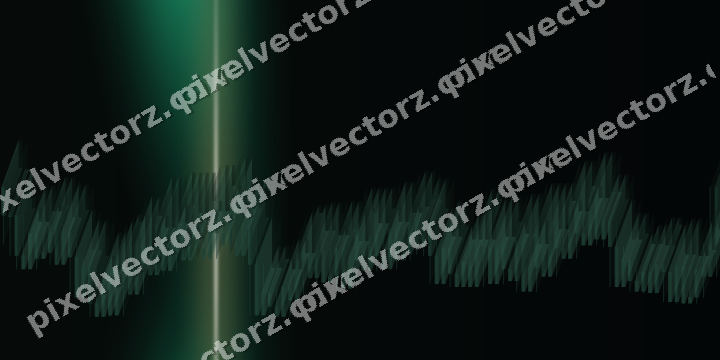 Glowing neon chart background in green and red