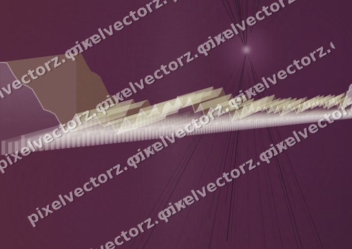 Glowing neon chart background in dark magenta and lime