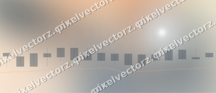Soft pastel chart background in blue and orange