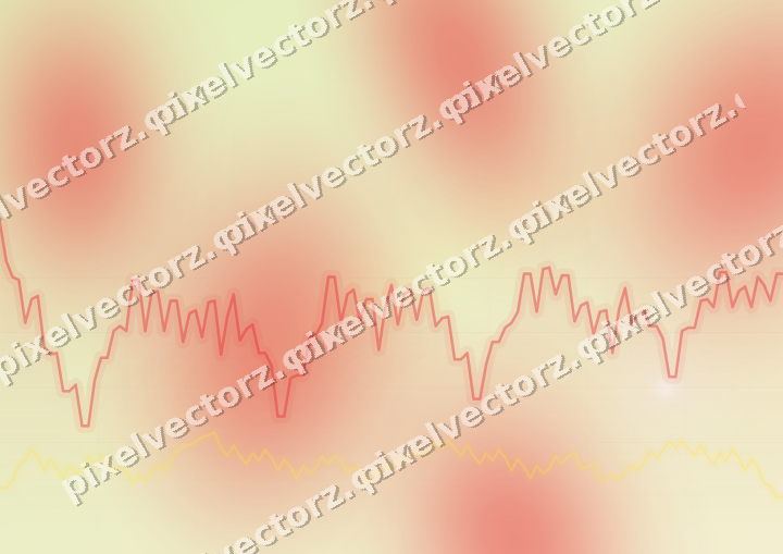 Soft pastel chart background in red and orange