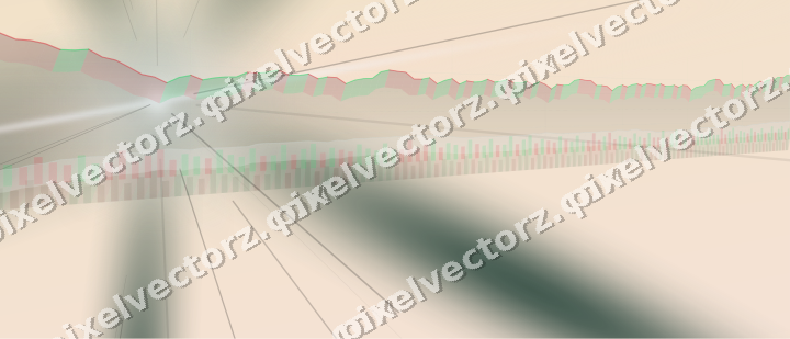 Soft pastel chart background in dark green and orange