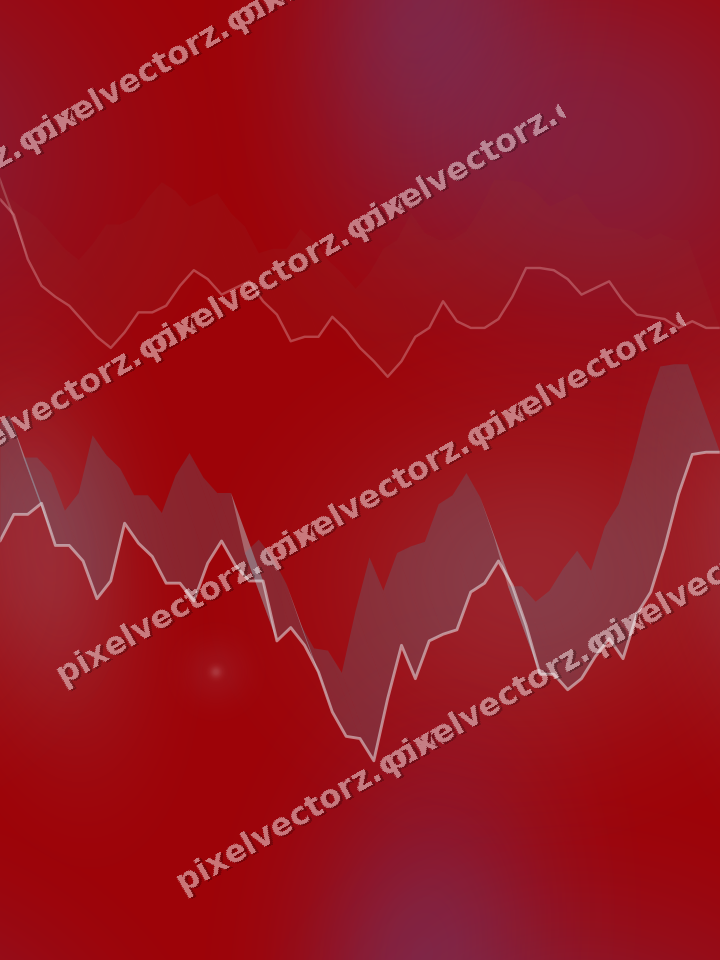 Nahtloser Neon Diagramm Hintergrund in Blau und Rot