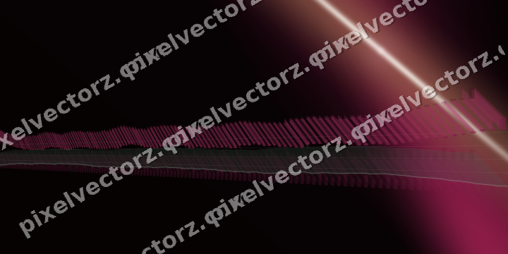Glowing neon chart background in pink and green